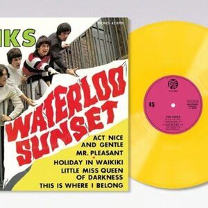 The Kinks Waterloo Sunset EP ~ RSD 2022 ~ Ltd 12" Yellow Vinyl ~ 45 RPM ~Sealed!